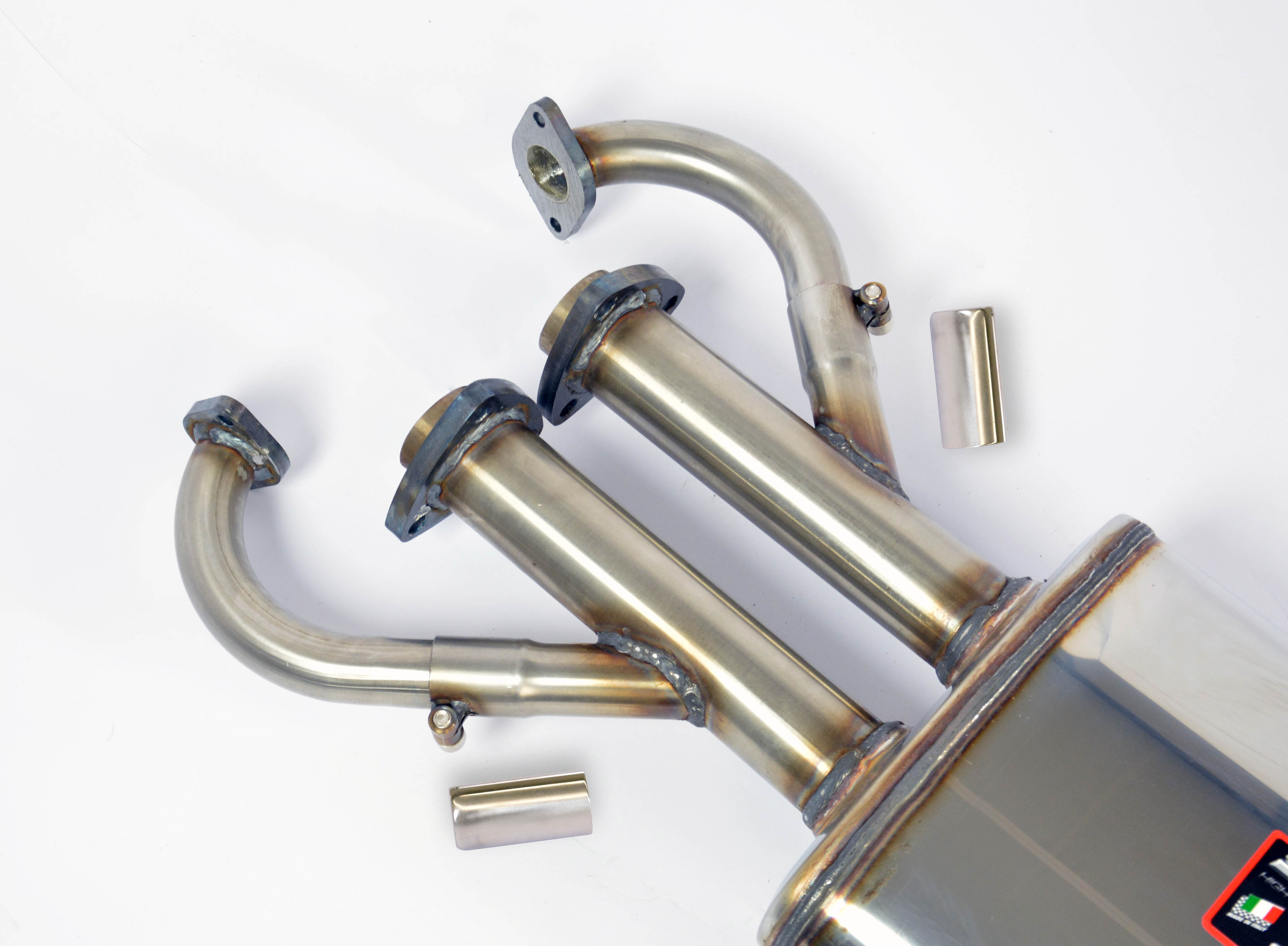 Front + Silencieux central Gauche (3 Silencers) Disponible sur demande